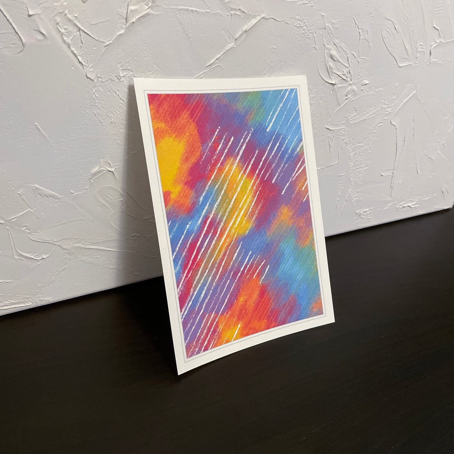 Rainbow Meteor Shower - Art Print