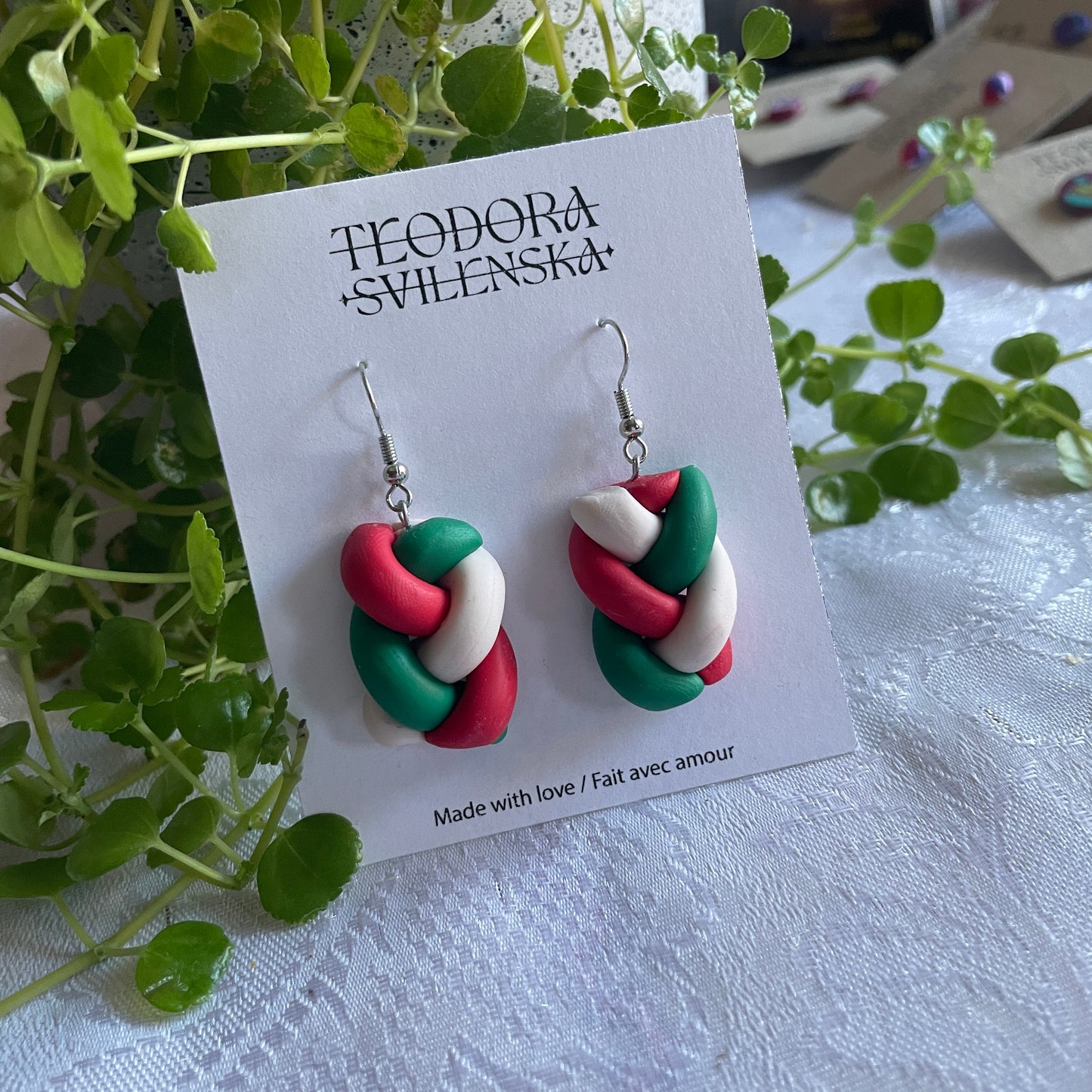 Handcrafted Polymer Clay Earrings