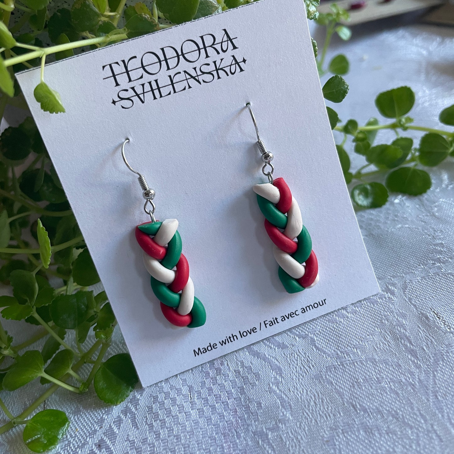 Handcrafted Polymer Clay Earrings