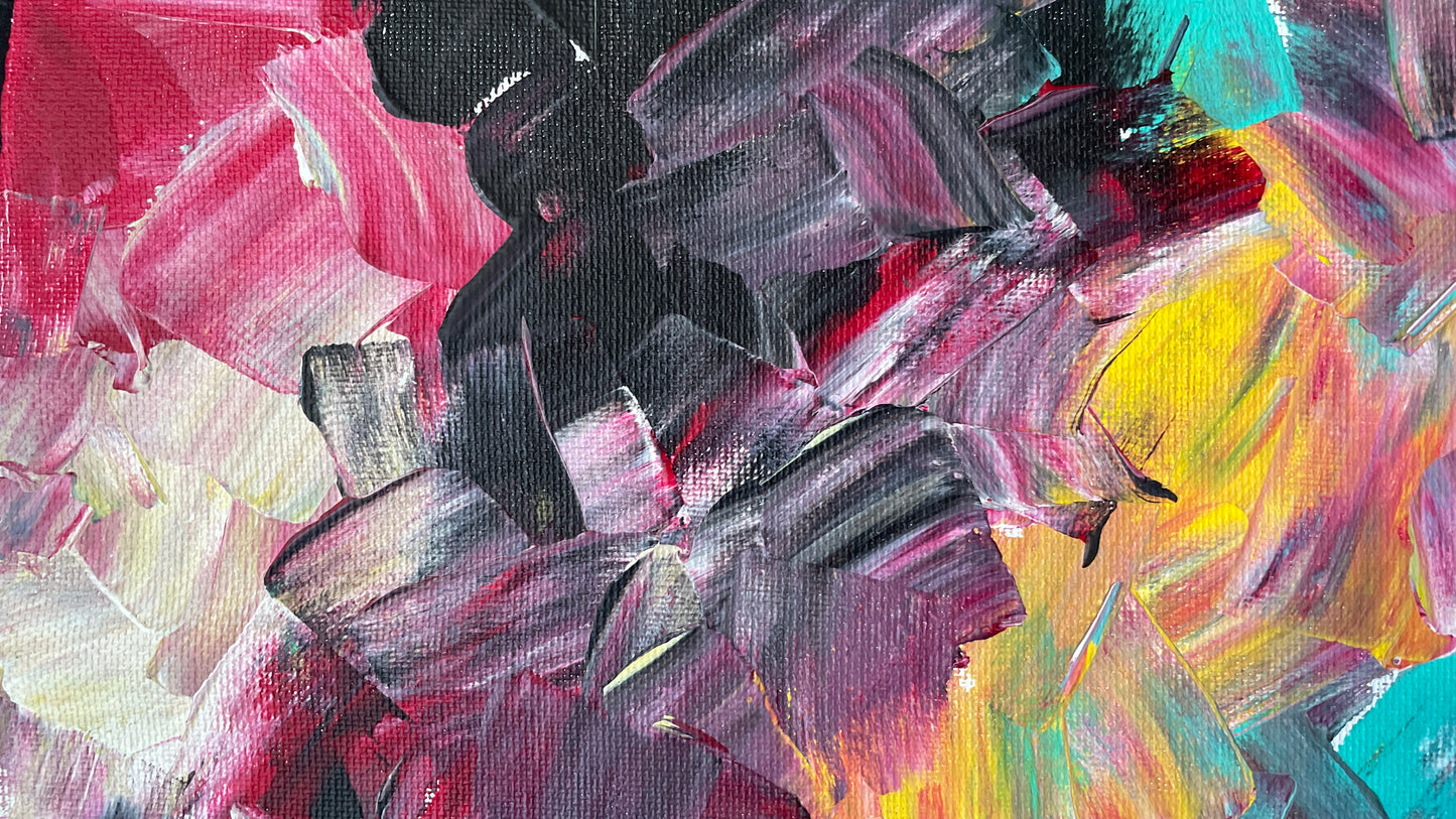 Flowers - Abstract Acrylic Painting