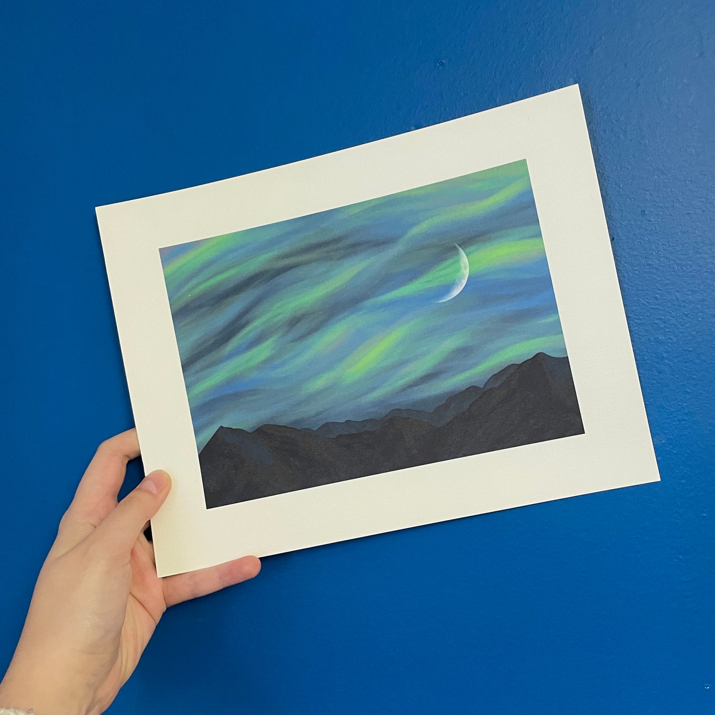 Skies of Green and Blue - Art Print