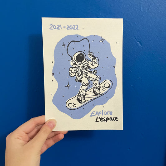 Astronaut / Explore L'espace - Art Print