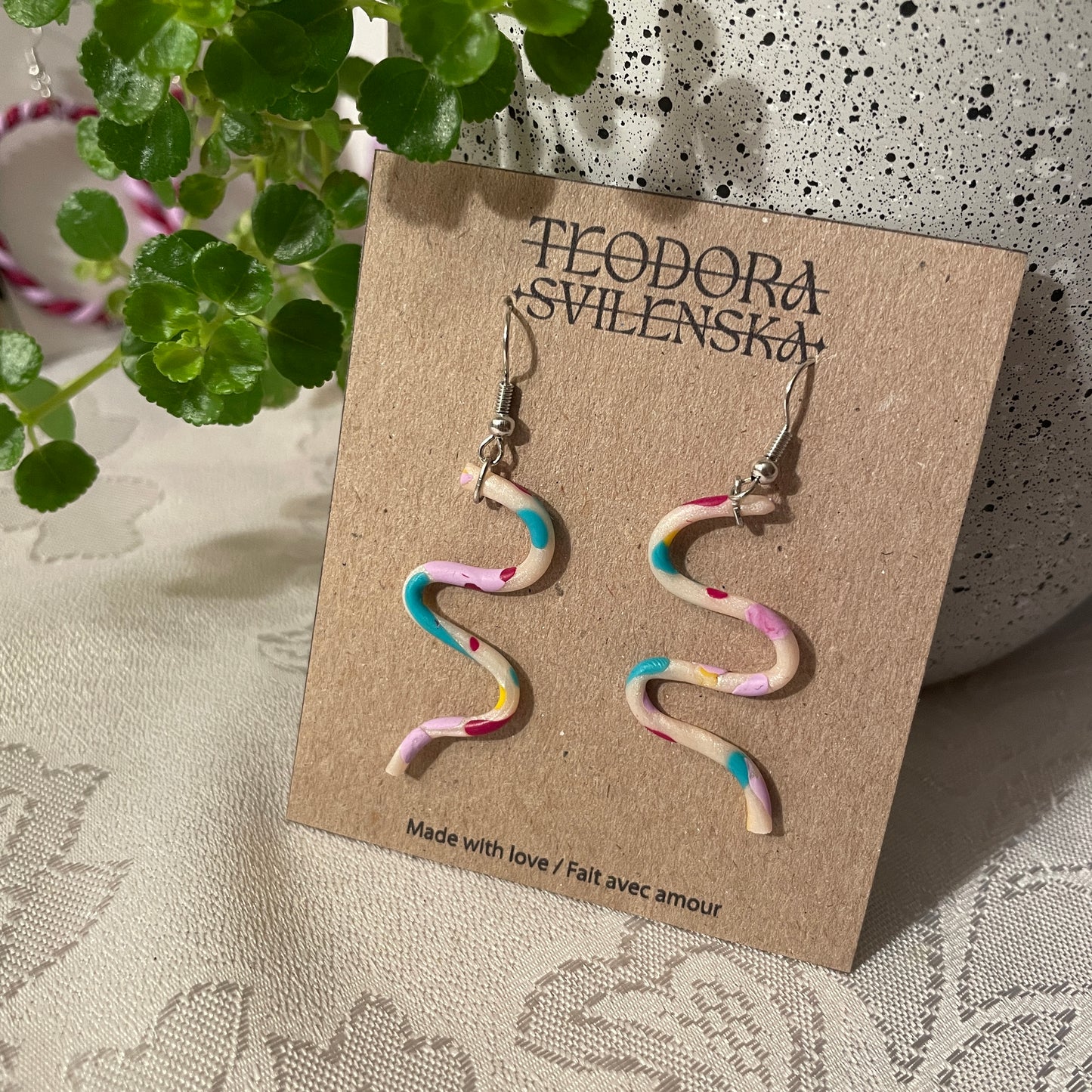 Handcrafted Polymer Clay Earrings