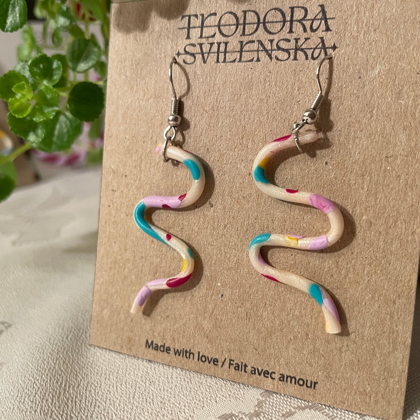 Handcrafted Polymer Clay Earrings