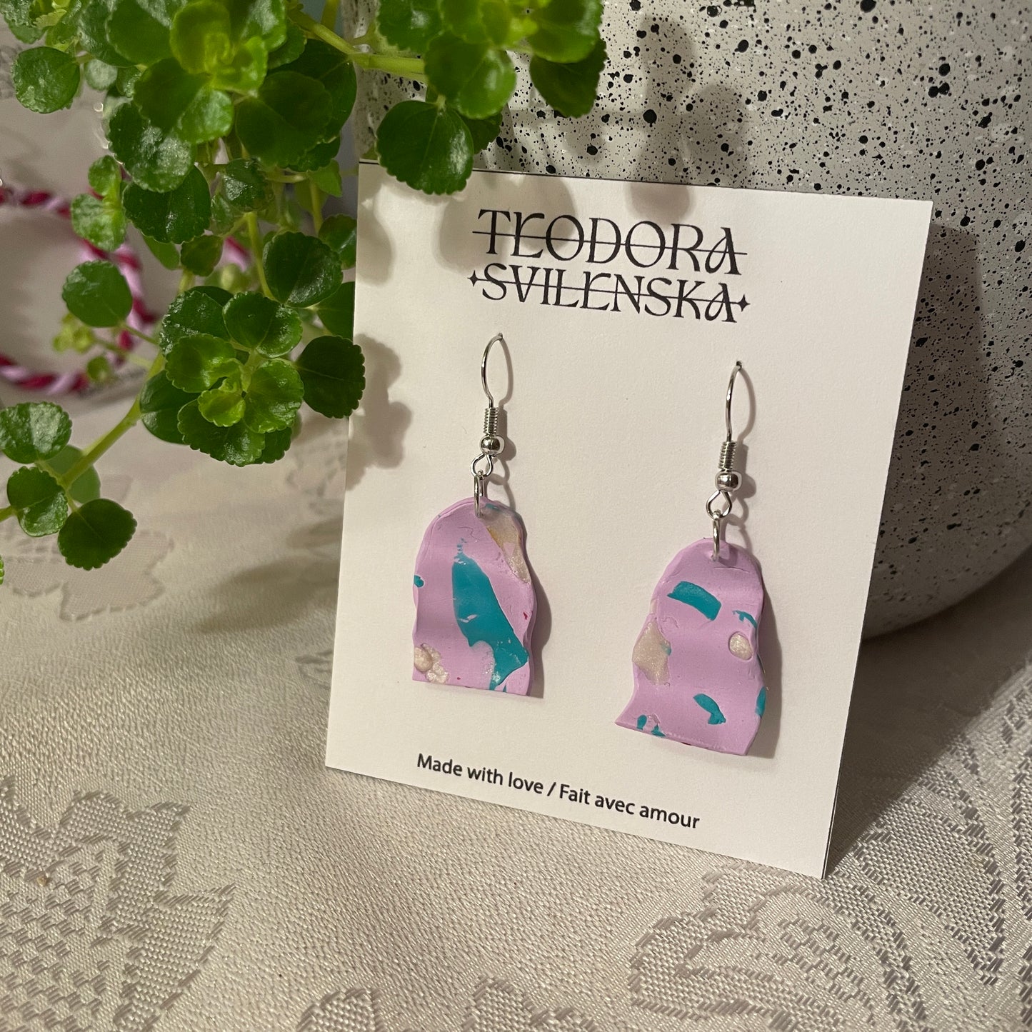 Handcrafted Polymer Clay Earrings