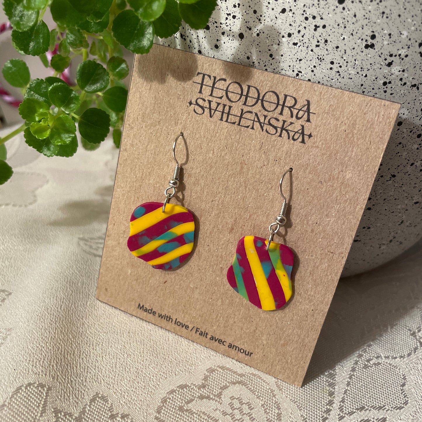 Handcrafted Polymer Clay Earrings