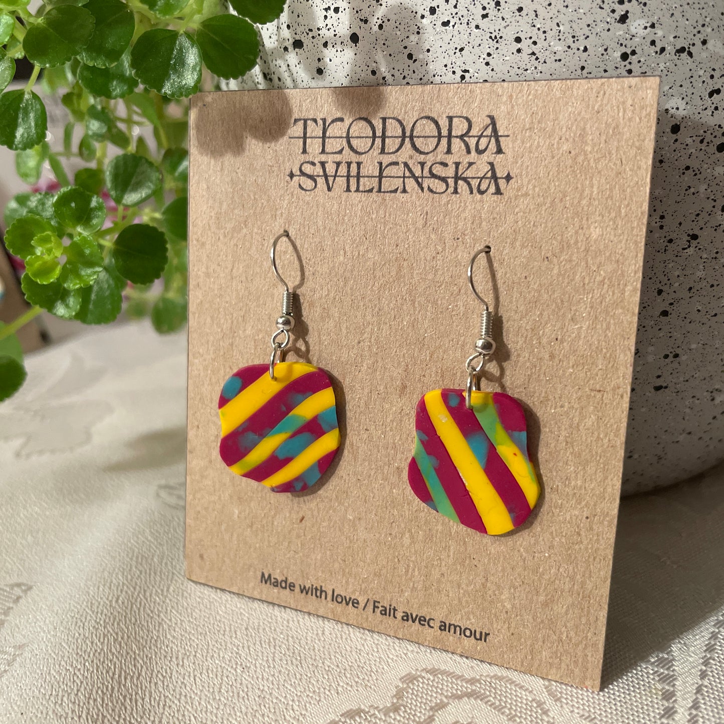 Handcrafted Polymer Clay Earrings