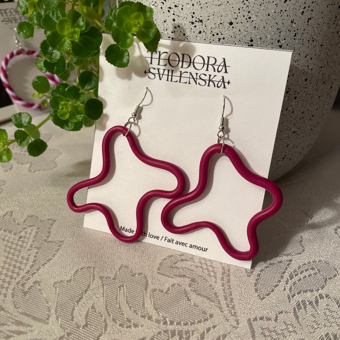 Handcrafted Polymer Clay Earrings