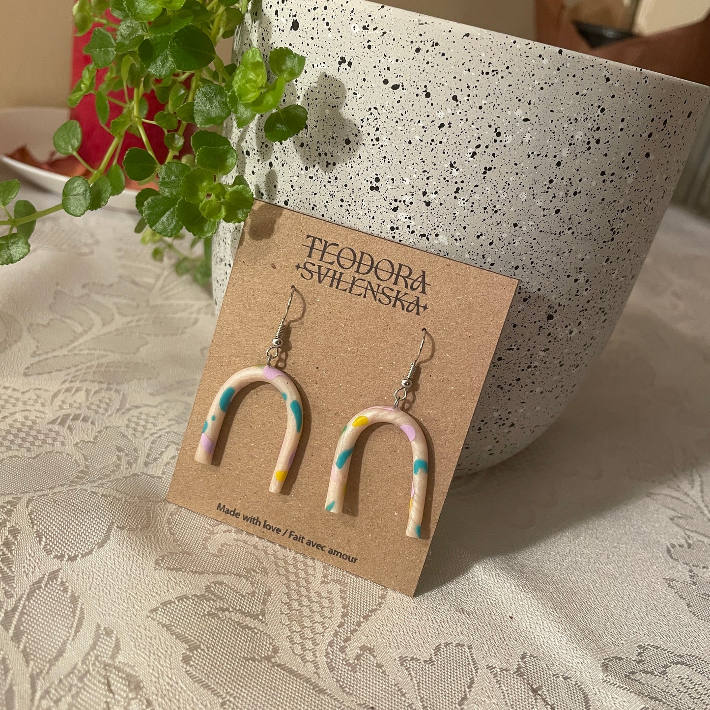 Handcrafted Polymer Clay Earrings