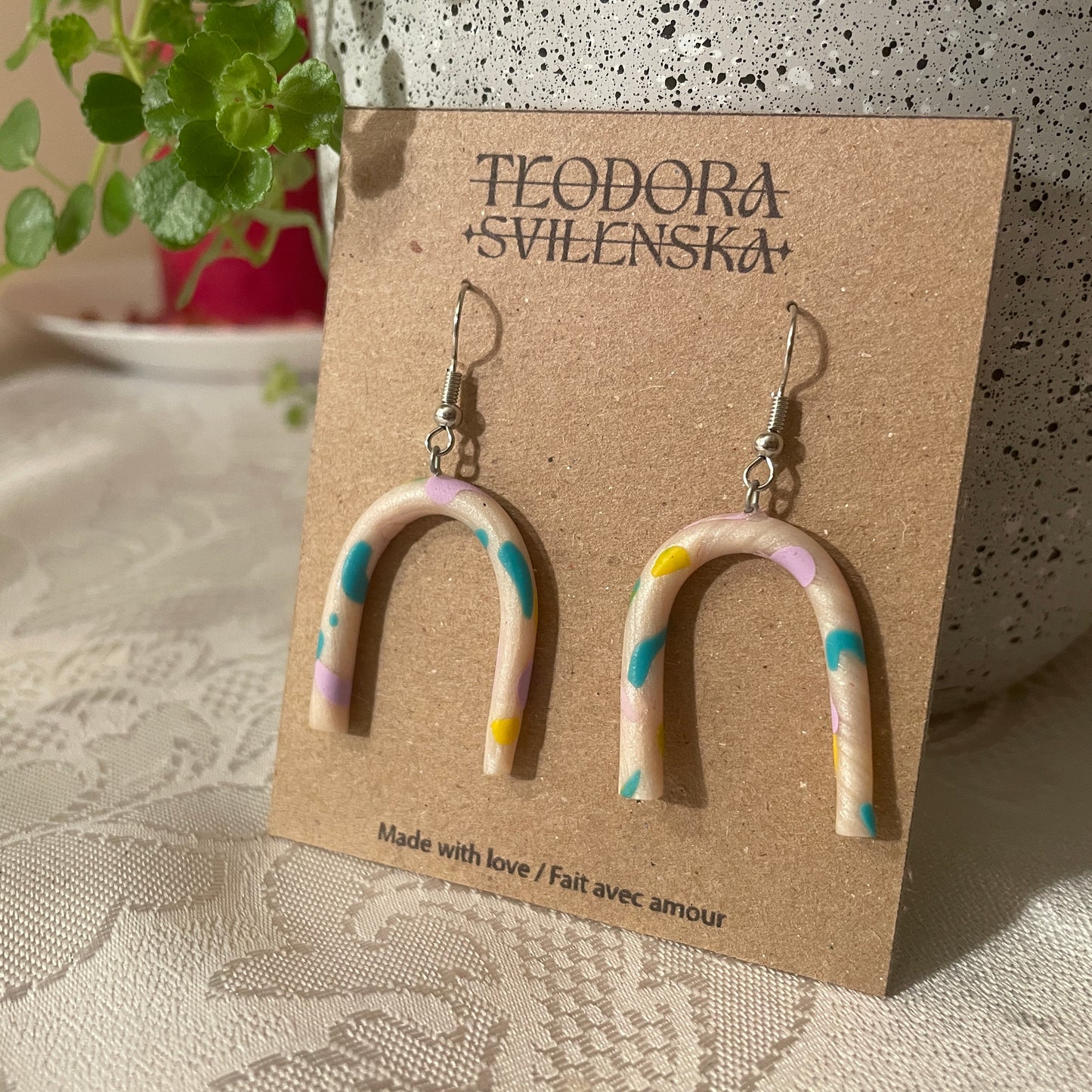 Handcrafted Polymer Clay Earrings