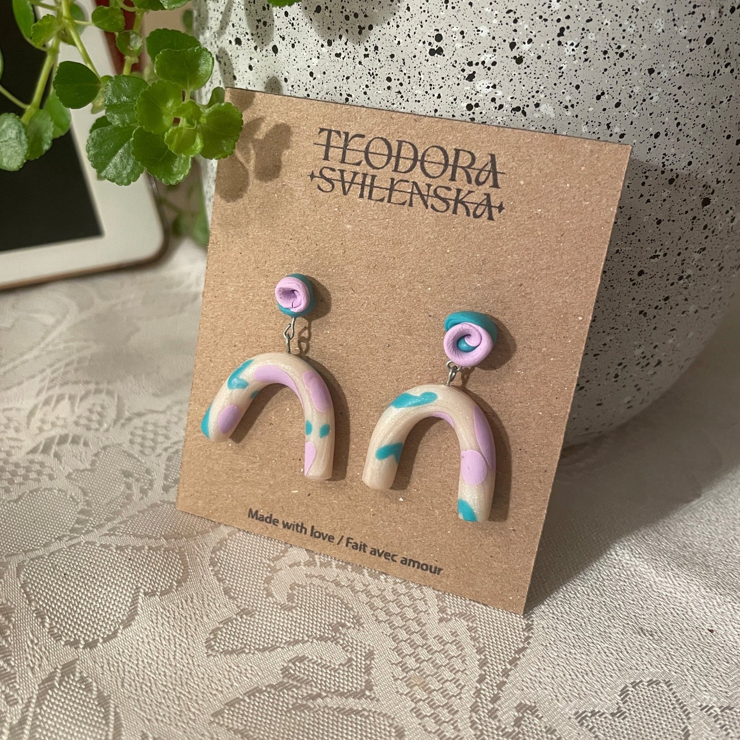 Handcrafted Polymer Clay Earrings