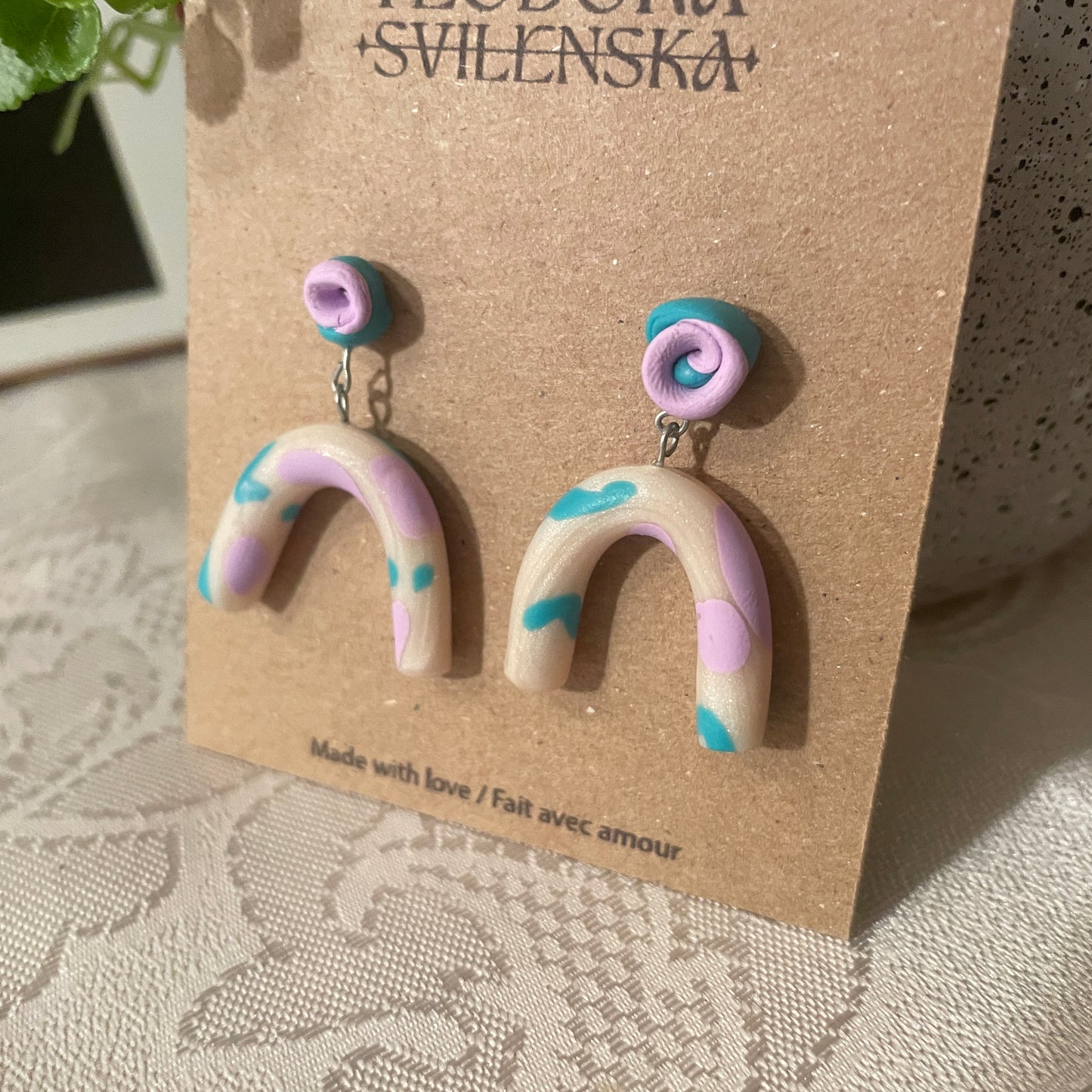 Handcrafted Polymer Clay Earrings