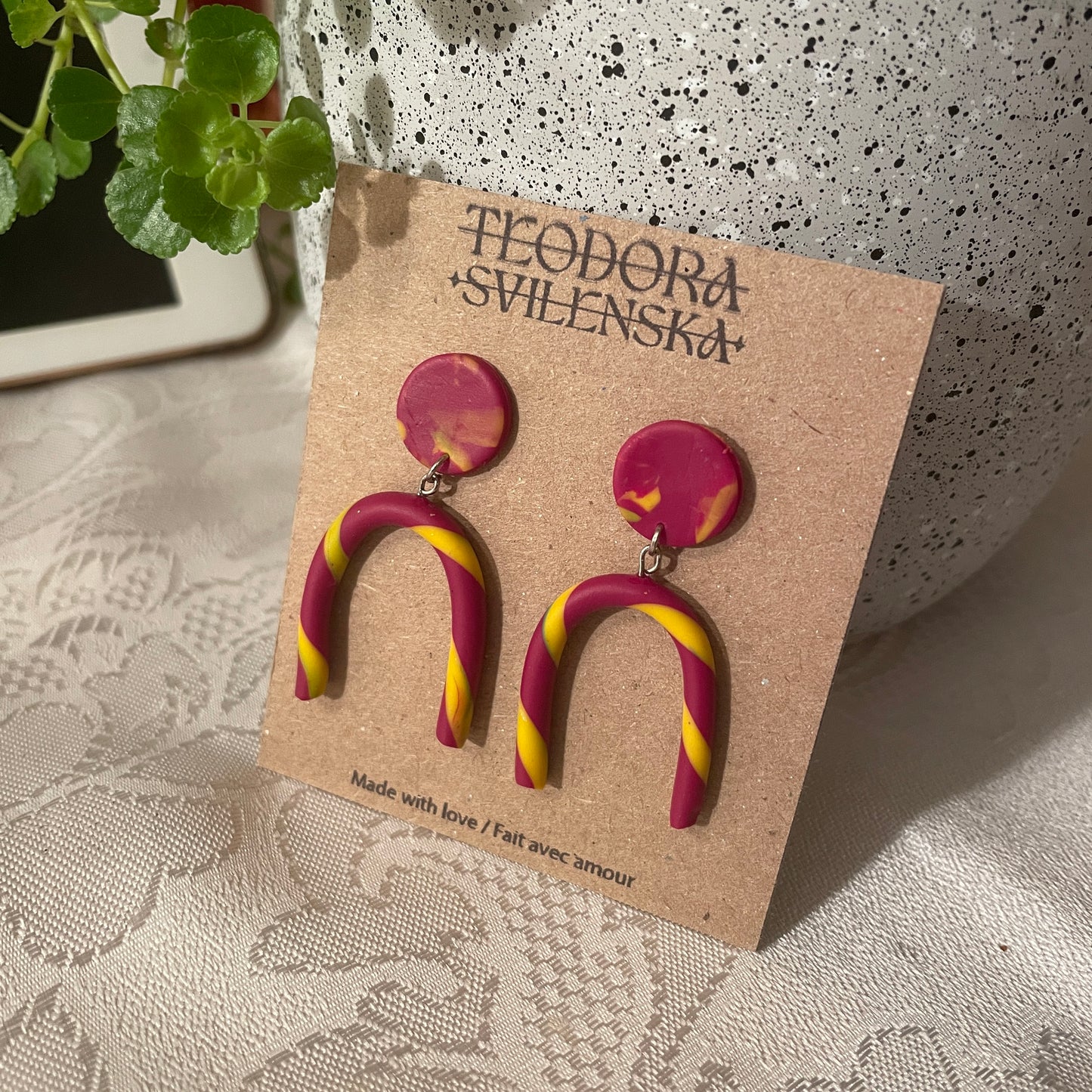 Handcrafted Polymer Clay Earrings