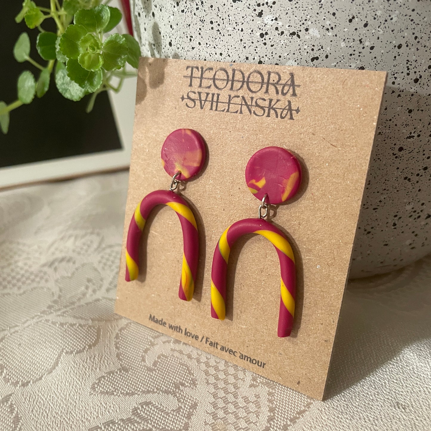 Handcrafted Polymer Clay Earrings