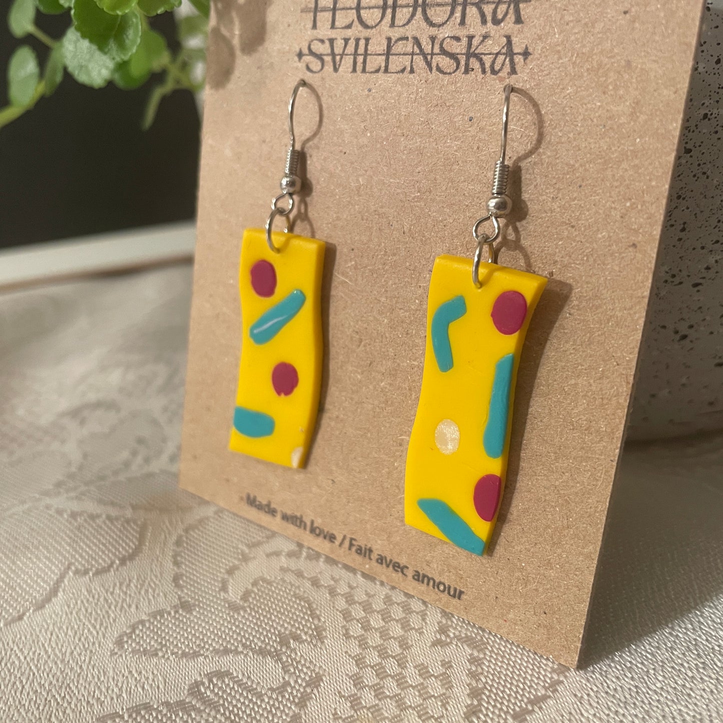 Handcrafted Polymer Clay Earrings