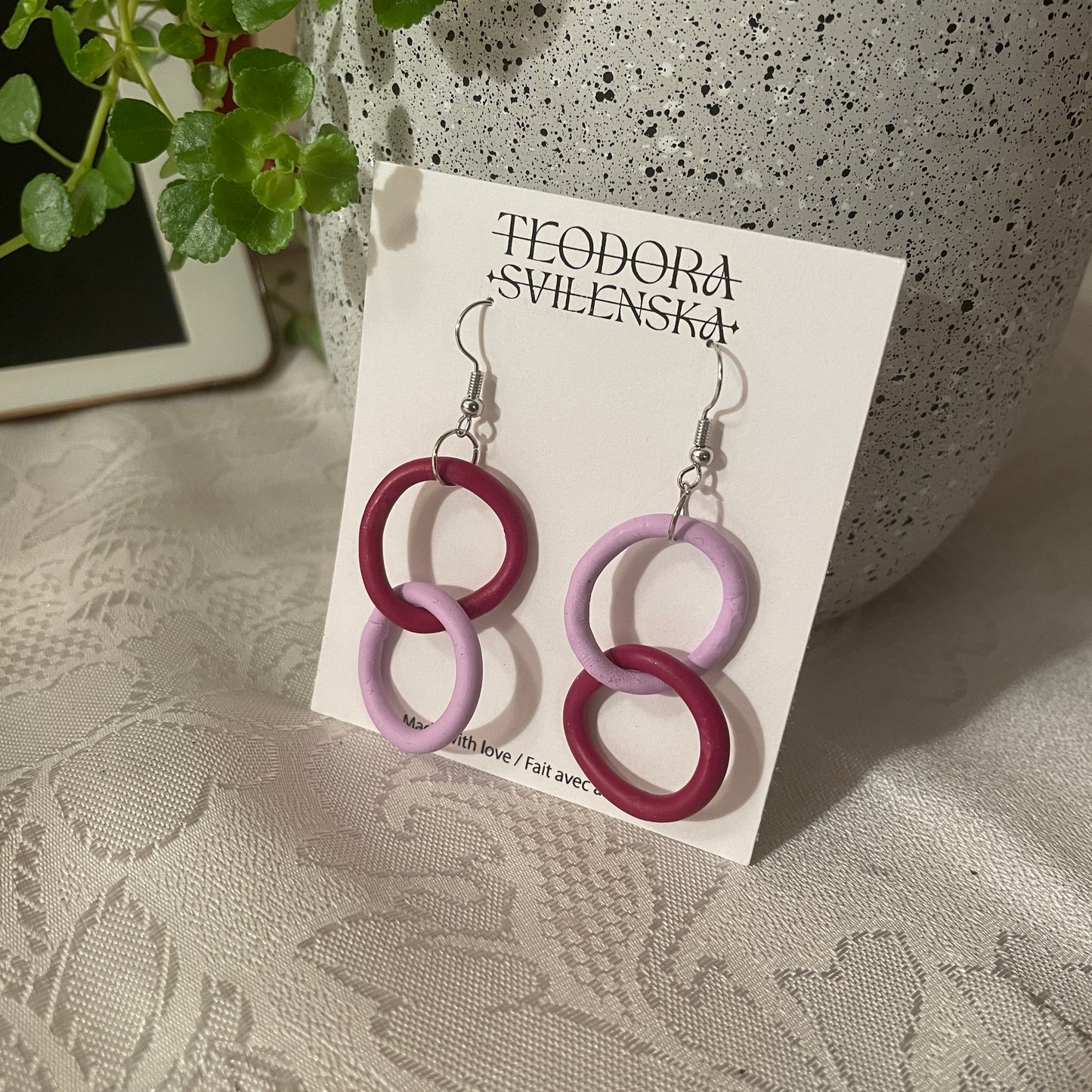 Handcrafted Polymer Clay Earrings