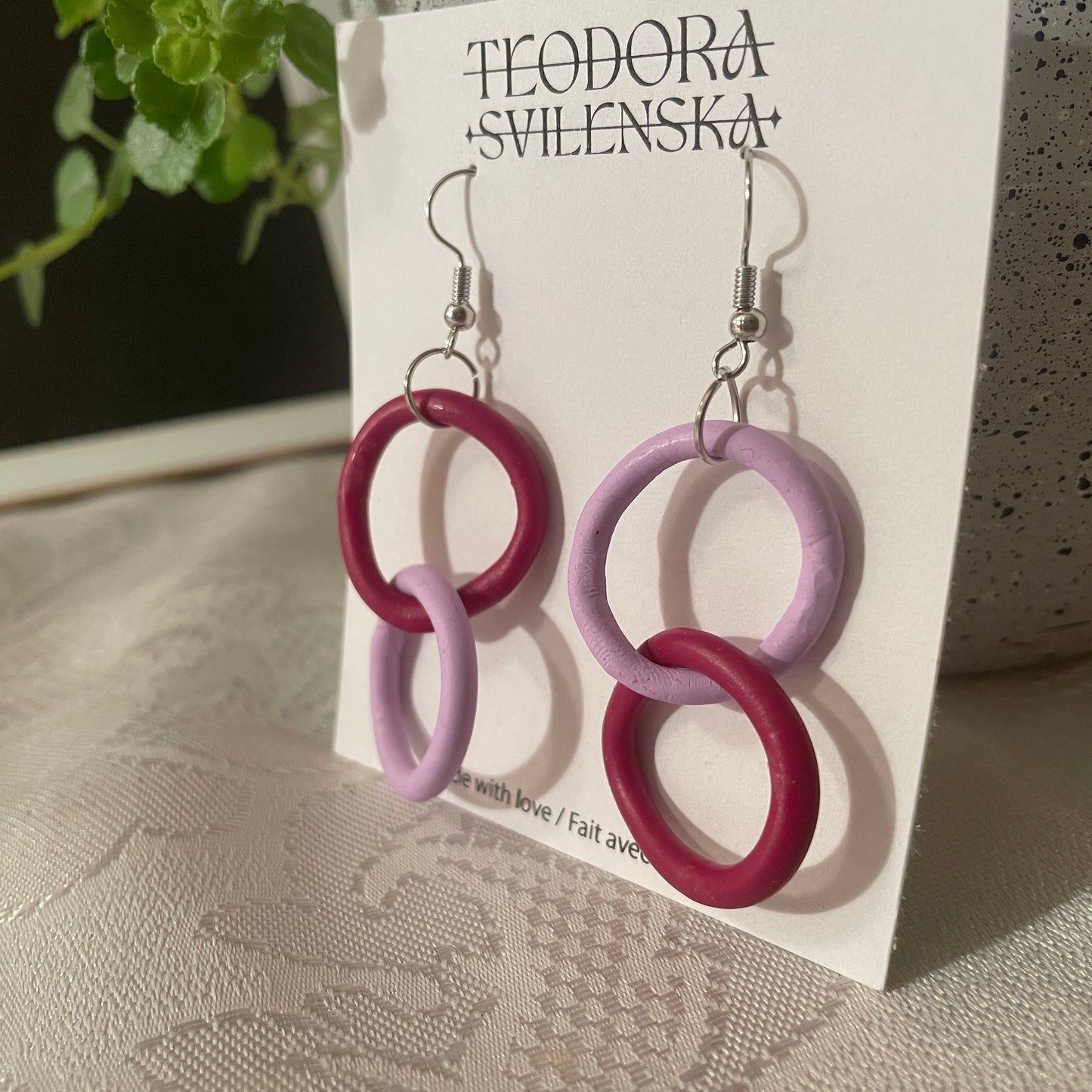 Handcrafted Polymer Clay Earrings