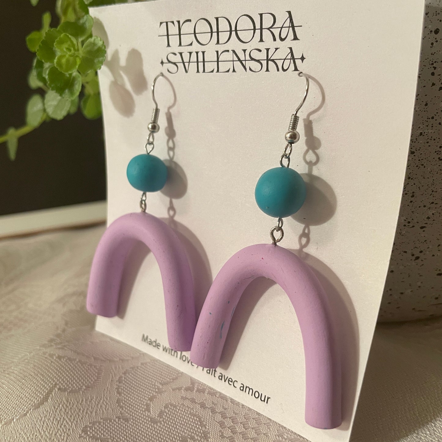 Handcrafted Polymer Clay Earrings