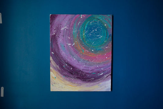 Spiral Of Happiness - Abstract Acrylic Painting